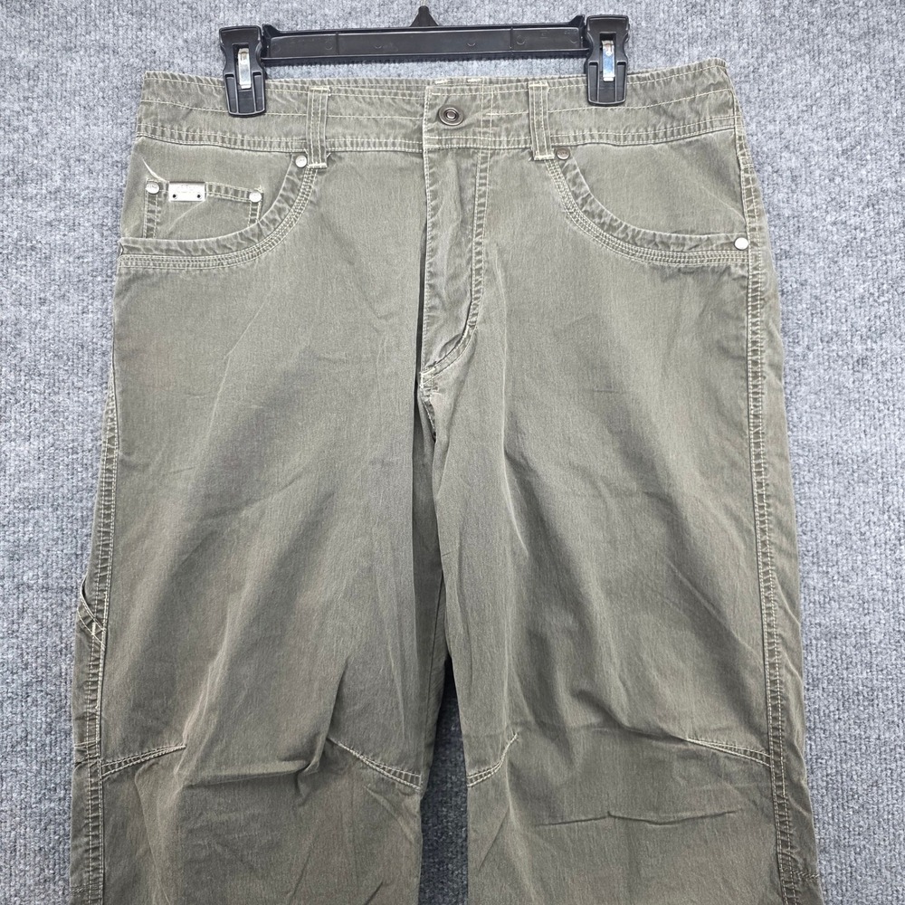 KUHL REVOLVR Pants Mens 32x30 Khaki Relaxed‎ Fit Outdoor Hiking Cargo